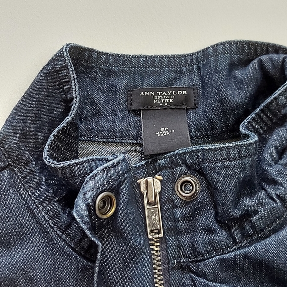 Ann Taylor Jean Jacket Women's Small - Picture 16 of 17